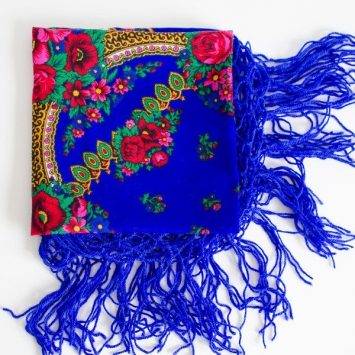 Petit foulard balte bleu</br>.