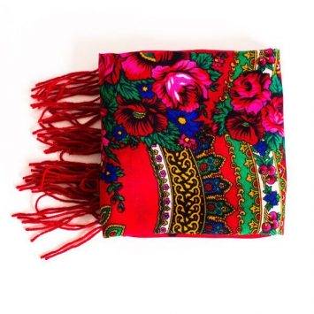 Petit foulard balte rouge</br>.