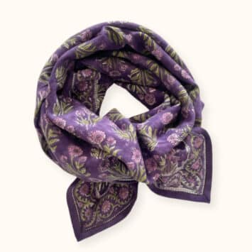 Foulard bouton d’or</br>violet</br>Apaches Collections